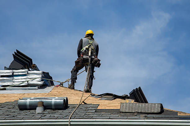 Professional Flat Roof Repair technician working in Strathmere, NJ